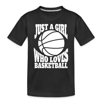 Basketball Basketball Club Basketball Lovers - T-shirt bio Premium Enfant - noir - Devant