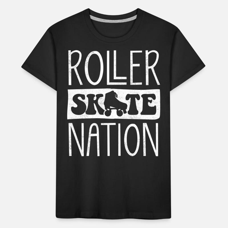 Skating, roller skating Kids' Premium Organic T-Shirt