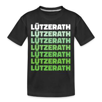 Lützerath Demo Umweltaktivst Geschenk - Kinder Premium Bio T-Shirt - Schwarz - Vorne
