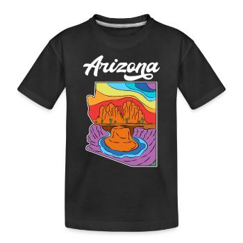 Arizona Vintage Retro Outdoor - T-shirt bio Premium Enfant - noir - Devant