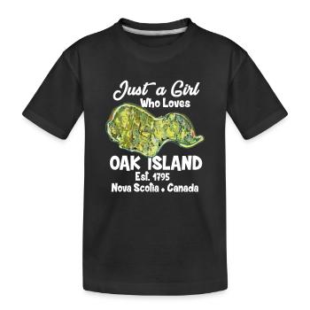 Oak Island / Chasse au trésor Oak Island Mystery - T-shirt bio Premium Enfant - noir - Devant