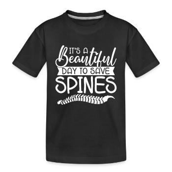 Chiropraticien Chiropratique Physio Grand cadeau - T-shirt bio Premium Enfant - noir - Devant