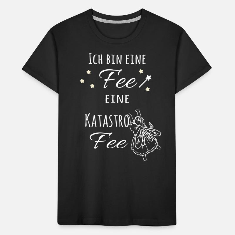 Ich bin eine Fee, eine KatastroFee Kinder Premium Bio T-Shirt