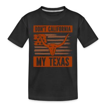 Californie Texas Texan Pride Dictons texans - T-shirt bio Premium Enfant - noir - Devant