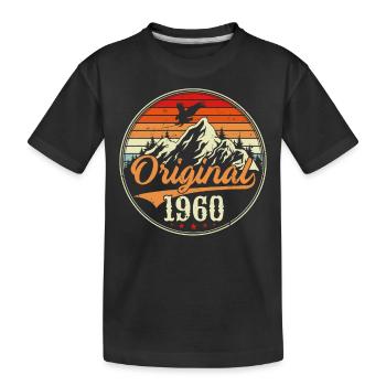 Original 1960 - T-shirt bio Premium Enfant - noir - Devant