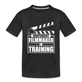 Videographer Filmmaker Film Director Filmmaking - Kids' Premium Organic T-Shirt - black - Front