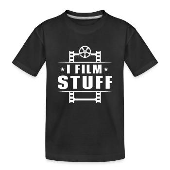 Videographer Filmmaker Film Director Filmmaking - Kids' Premium Organic T-Shirt - black - Front