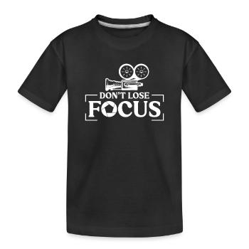 Videographer Filmmaker Film Director Filmmaking - Kids' Premium Organic T-Shirt - black - Front