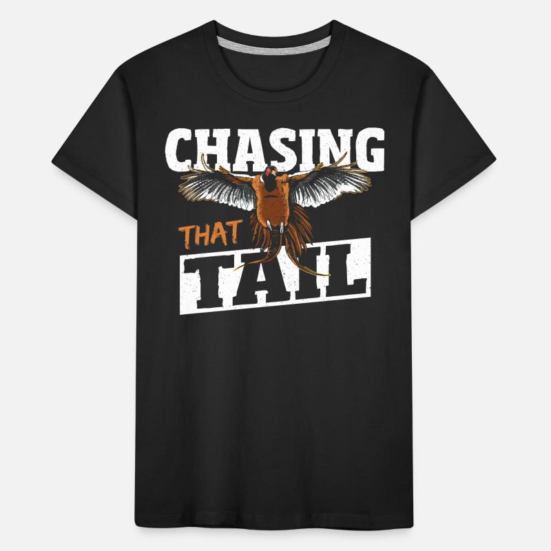 Chasser cette queue Chasser le faisan Chasseur de faisans T-shirt bio Premium Enfant
