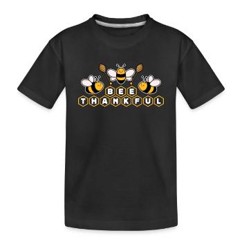 Beekeeping Bee Thankful Insects Apiarist Beekeeper - Kinder Premium Bio T-Shirt - Schwarz - Vorne