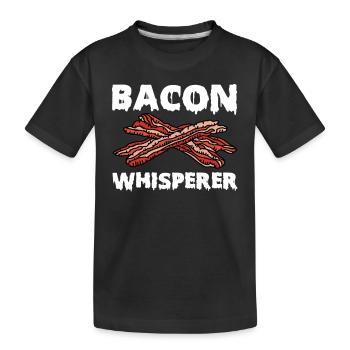 Speckflüsterer - Kinder Premium Bio T-Shirt - Schwarz - Vorne