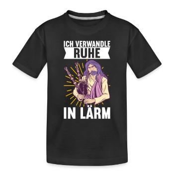 Cornemuses Cornemuses - T-shirt bio Premium Enfant - noir - Devant