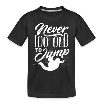 Skydiving, Skydiving - Kids' Premium Organic T-Shirt - black - Front