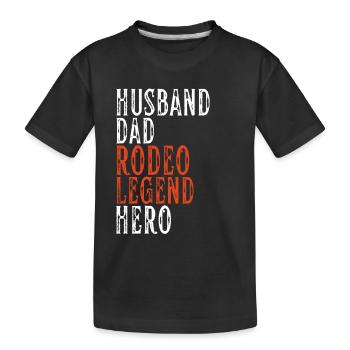 Future Bull Rider Steer Riding - T-shirt bio Premium Enfant - noir - Devant