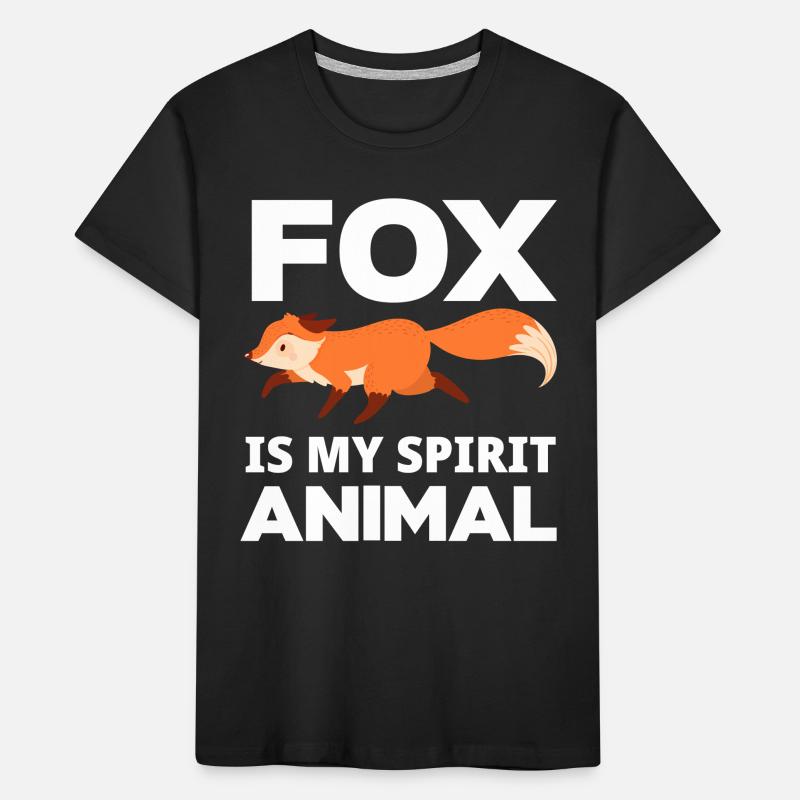Fuchs Mädchen Kinder Premium Bio T-Shirt