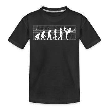 Turnen | Turnerin Gymnastik Turnen Mädchen Frauen - Kinder Premium Bio T-Shirt - Schwarz - Vorne
