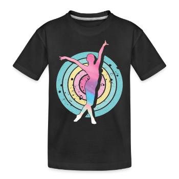 Gymnastique | Gymnastique Gymnastique Filles Femmes - T-shirt bio Premium Enfant - noir - Devant