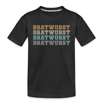 Retro Ferry Vêtements Porte-conteneurs - T-shirt bio Premium Enfant - noir - Devant