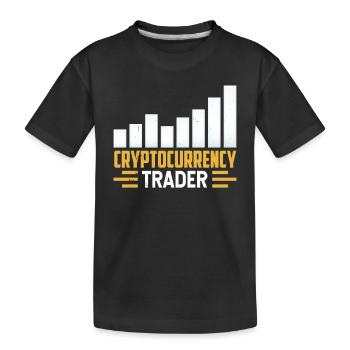 Crypto-Trader Crypto Trader Crypto - T-shirt bio Premium Enfant - noir - Devant