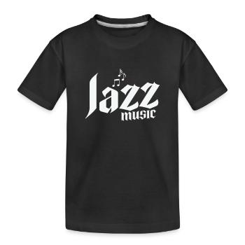 Musique Jazz Musique Saxophone Improvisé - T-shirt bio Premium Enfant - noir - Devant