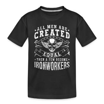 Ferronnier Tous les hommes sont créés à l’arc égaux Soudage à l’arc - T-shirt bio Premium Enfant - noir - Devant