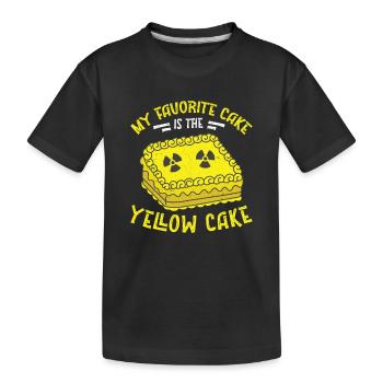 Ingénieur nucléaire Le Yellowcake Funny Radiation - T-shirt bio Premium Enfant - noir - Devant