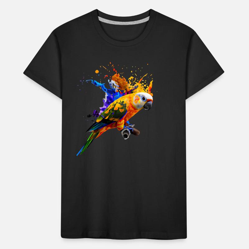 Parrot - Color explosion Kids' Premium Organic T-Shirt