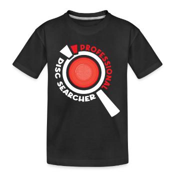 Recherche de disques professionnelle - T-shirt bio Premium Enfant - noir - Devant