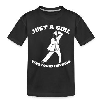 Hapkido Judo Karate Martial Arts Aikido Martial Arts - Kids' Premium Organic T-Shirt - black - Front