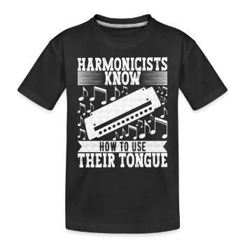 Harmonica Harmonica - T-shirt bio Premium Enfant - noir - Devant