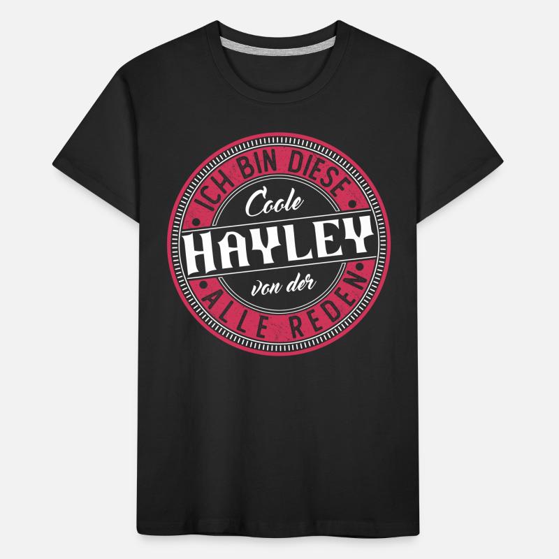 Hayley Geschenkidee Geschenk Geburtstag Kinder Premium Bio T-Shirt
