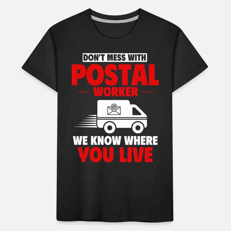 Postarbeiter, Post Mann Kinder Premium Bio T-Shirt