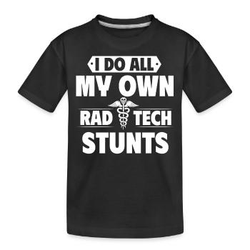 Technologie RAD, radiologue - T-shirt bio Premium Enfant - noir - Devant