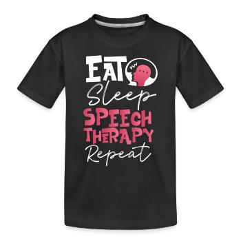 Assistant orthophoniste - T-shirt bio Premium Enfant - noir - Devant