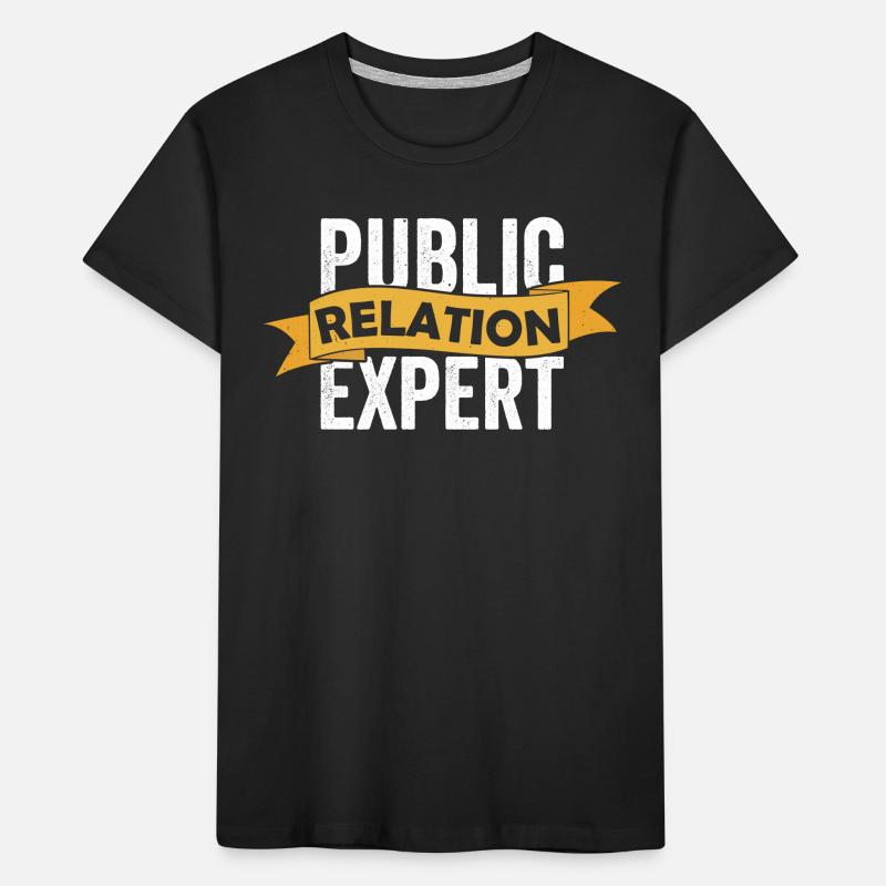 Public Relation Experte Beruf Public Relations PR Kinder Premium Bio T-Shirt