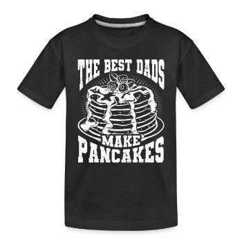 Pfannkuchen Food Lover Best Pancake Maker - Kinder Premium Bio T-Shirt - Schwarz - Vorne