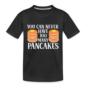 Pfannkuchen Food Lover Best Pancake Maker - Kinder Premium Bio T-Shirt - Schwarz - Vorne