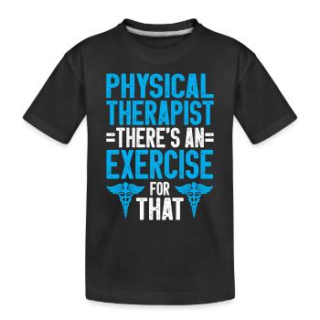 Physiothérapie Physiothérapeute Physiothérapeute - T-shirt bio Premium Enfant - noir - Devant