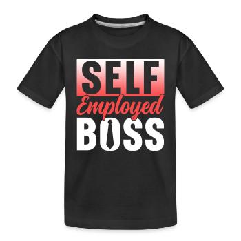 Patron indépendant Freelance Indépendant - T-shirt bio Premium Enfant - noir - Devant