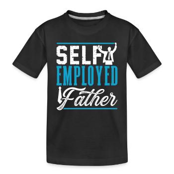 Père indépendant Indépendant Pigiste - T-shirt bio Premium Enfant - noir - Devant