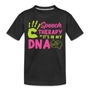 Assistant orthophoniste - T-shirt bio Premium Enfant - noir - Devant