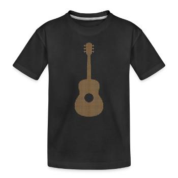 Guitare - T-shirt bio Premium Enfant - noir - Devant