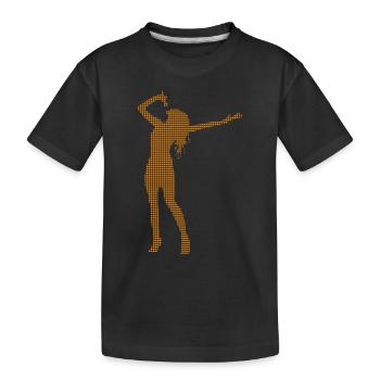 Sing - Kids' Premium Organic T-Shirt - black - Front