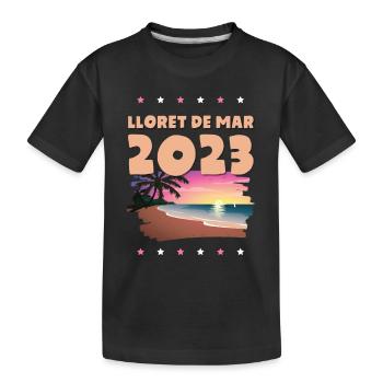 Lloret de Mar 2023 - T-shirt bio Premium Enfant - noir - Devant
