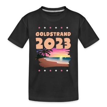 Sables d’or 2023 (Garantie du prix le plus bas) - T-shirt bio Premium Enfant - noir - Devant