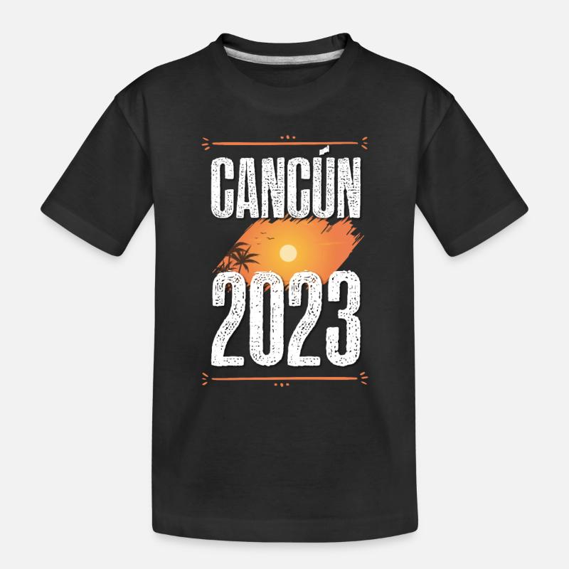 Cancun 2023 - Kinder Premium Bio T-Shirt - Schwarz