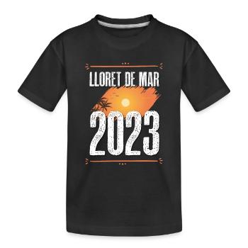 Lloret de Mar 2023 - T-shirt bio Premium Enfant - noir - Devant