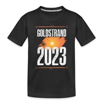 Sables d’or 2023 (Garantie du prix le plus bas) - T-shirt bio Premium Enfant - noir - Devant