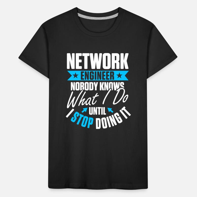 Computer Network Technology Network Engineer Kids' Premium Organic T-Shirt