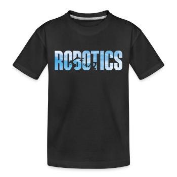 Robot Robotique Ingénieur Robotique Robotique - T-shirt bio Premium Enfant - noir - Devant